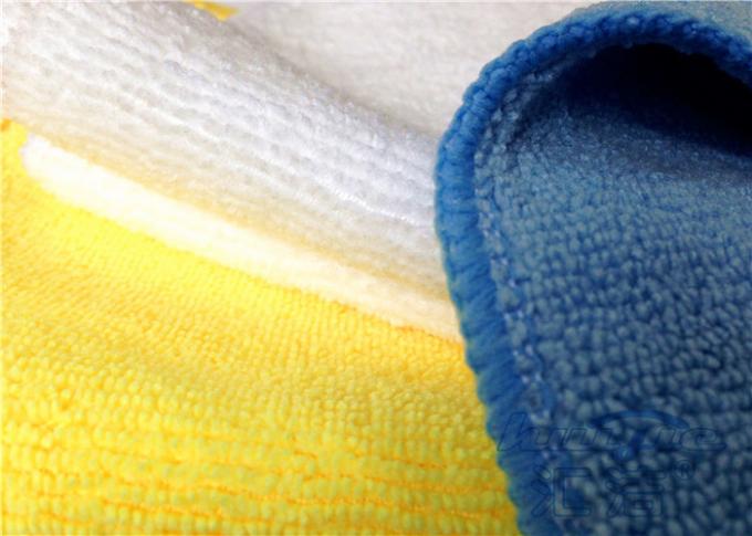 Soft Polyester Microfiber Cloths For Car Wash Cleaning , Automotive Microfiber Towels