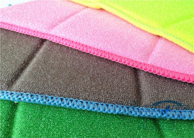 Reusable Microfiber Dishcloths Green , Kitchen Dish Towel 17 x 23cm