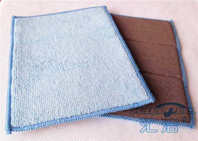 Reusable Microfiber Dishcloths Green , Kitchen Dish Towel 17 x 23cm