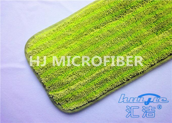 Non Abrasive Microfiber Wet Mop Pads Super Absorbent , Microfiber Mop Refill