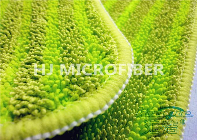 Non Abrasive Microfiber Wet Mop Pads Super Absorbent , Microfiber Mop Refill