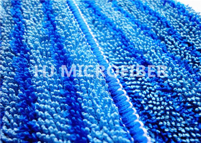 Professional Microfiber Flat Microfiber Mop Head Pad With Pp Strips 5” x 24”