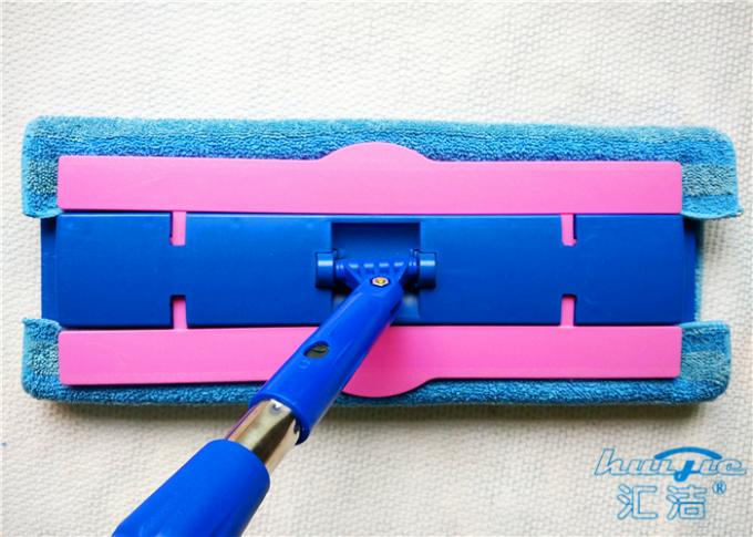 Multi-Functional Replacement Microfiber Wet Towel Mop Pad Blue Foldable