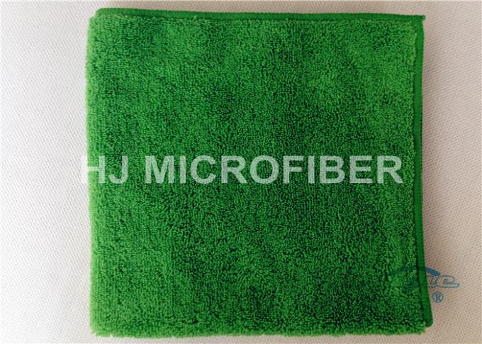 OEM Plush Reusable Microfiber Cloth For Cleaning Dual Pile , 45 x 45cm