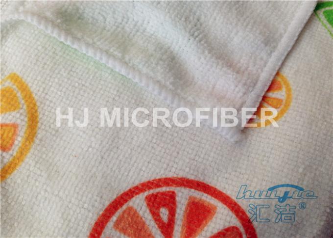 Streak Free Printed Microfiber Cloth Absorbent 40 x 60cm , Car Microfiber Cloth