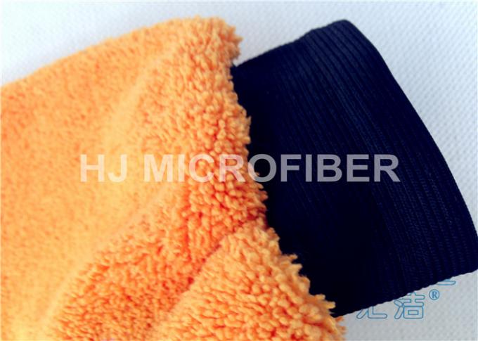 High Absorbent Wrap Around Microfiber Wash Mitt Glove For Car Household Cleaning
