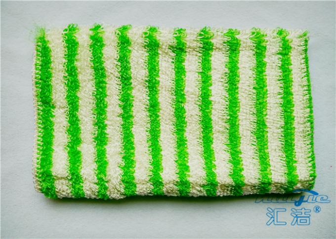 Professional Magic Bamboo Fiber Kitchen Dishcloths , Dish Washing Cloth