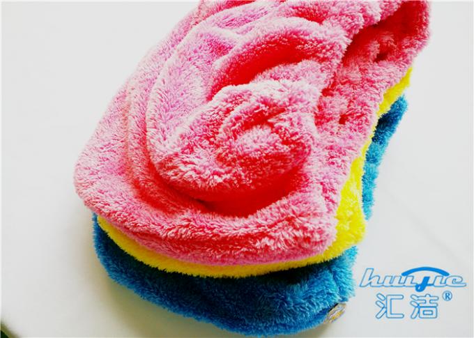 Customized Wrap Wrap Microfiber Hair Turban For Girls , Microfiber Hair Towel