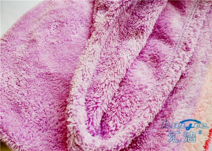 Double-Faced Coral Fleece Microfiber Hair Turban Hair-Drying , Hair Salon Towel