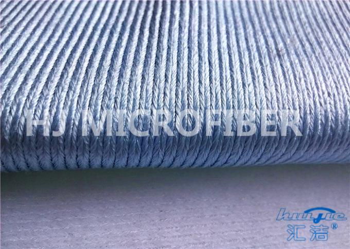 Plain Dyed Green & Blue Microfiber Fabric for Glass Cloth 60" Width 280GSM