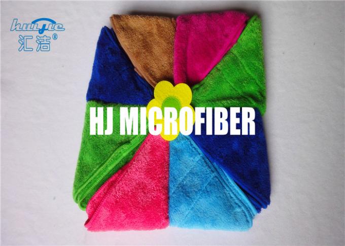 Square 310gsm Microfiber Cleaning Towels Bath Microfiber Polishing Cloth