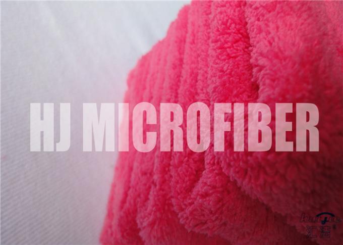 Red Rose Cleaning Microfiber Cloths With 88% High Water - Absorption Rate 26X36cm