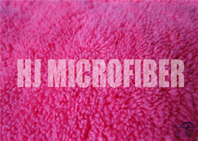 Red Rose Cleaning Microfiber Cloths With 88% High Water - Absorption Rate 26X36cm