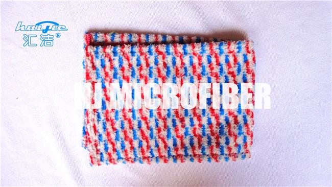 Hardwood Floors Dry Mop Heads , Dyed Yarn Jacquard Microfiber Mop Head Replacement