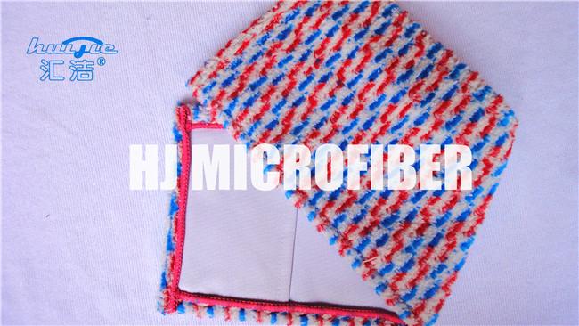 Hardwood Floors Dry Mop Heads , Dyed Yarn Jacquard Microfiber Mop Head Replacement