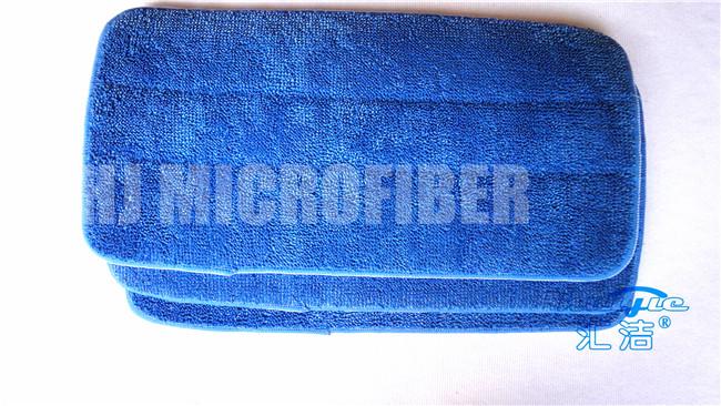500 gsm Customized Microfiber Mop Pads For Floor Cleaning Mop / Wet Dry Mop