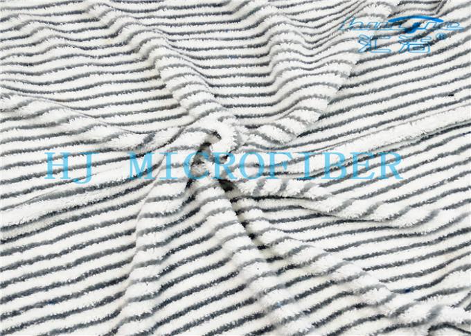 White Microfiber Hard Wire Coral Fleece Fabric Used In Mop Pads Heads