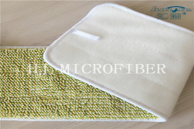 Yarn Dyed Microfiber Small Chenille Microfiber Wet Mop Pads For Home Cleaning