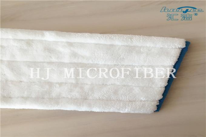 White Color Microfiber Machine Knitted Fabric Mop Heads Mop Replacement Pads For Home Cleaning