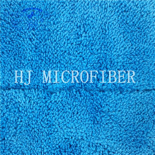 Blue Color Microfiber Coral Fleece Pocket Shaped Wet Pads Multifunctional Mops