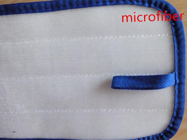 13*51cm Blue wave stripe twisted microfiber floor dust mop pad , dust mop heads