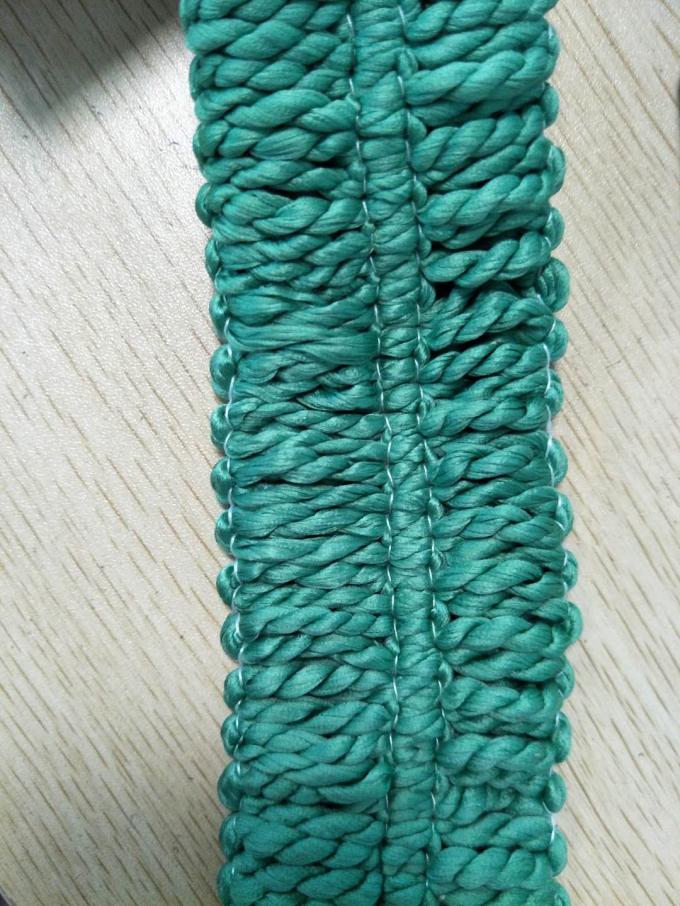 Green 16*95cm Tassels For Laundry Hotel Microfiber Wet Mop Pads