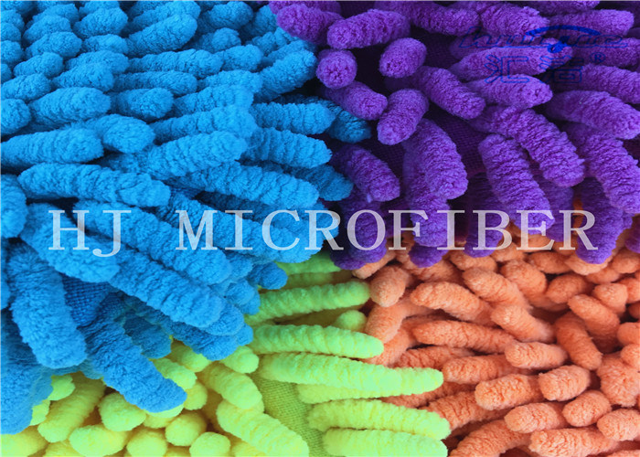Colorful Useful Microfiber Big Chenille Fabric Used In Bath Mat Or Car