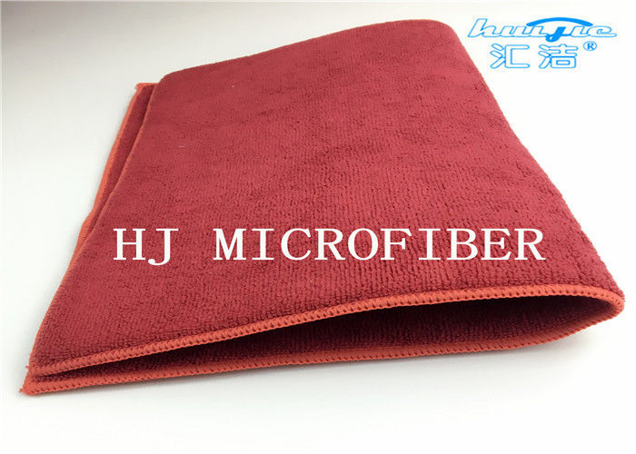 Red Color 80 Polyester 20 Polyamide Microfiber Towel Cloth