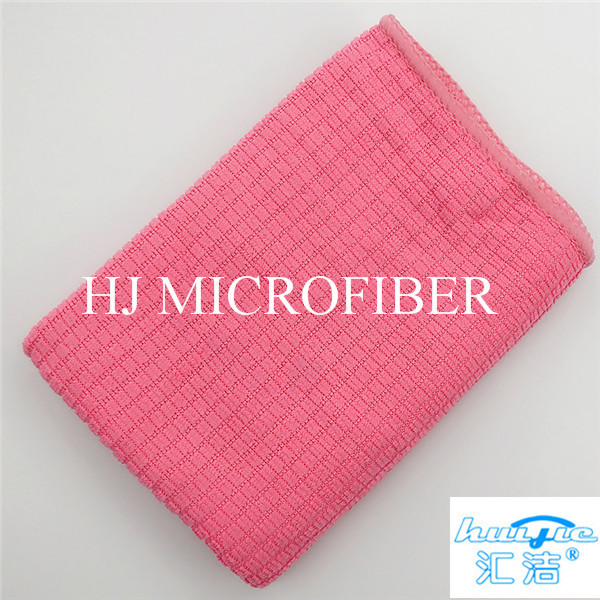 Home Used Cleaning Towel Microfiber Terry Towel Green Color Washing Tool For Kitchen