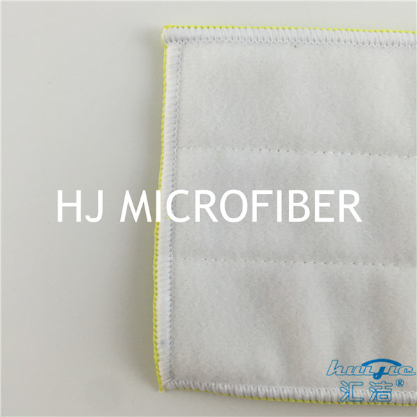 Green Color Microfiber Bath Refill Mop Pads Twist Pile Cloth Floor Cleaning Mop Heads