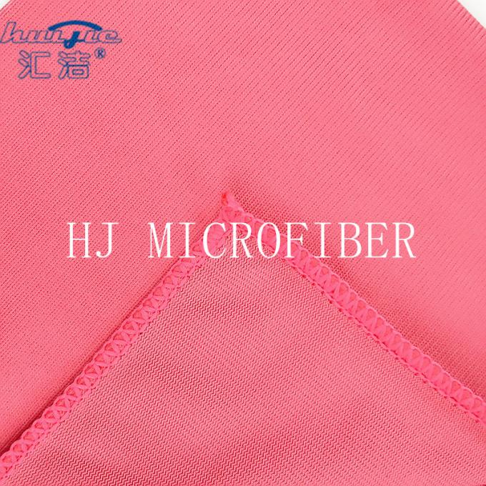 Red Microfiber Glass Cleaning Cloth Towel 40*40 Lint Free For Window Washing Cloth