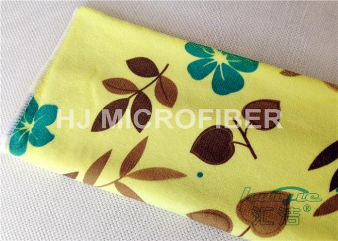 Lint Free Car Cleaning Microfiber Cloth / Microfiber Polishing Cloth Towels