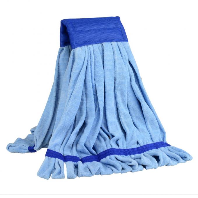 Large Microfiber Wet Mop Pads Head Replacement Cleans Faster Than Conventional Cotton String Mops 0