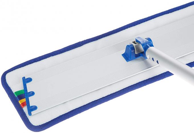 Damp Cleaning Microfiber Wet Mop Pads Refill Mop Head Plain 18 Inch Blue Wet Pad 2