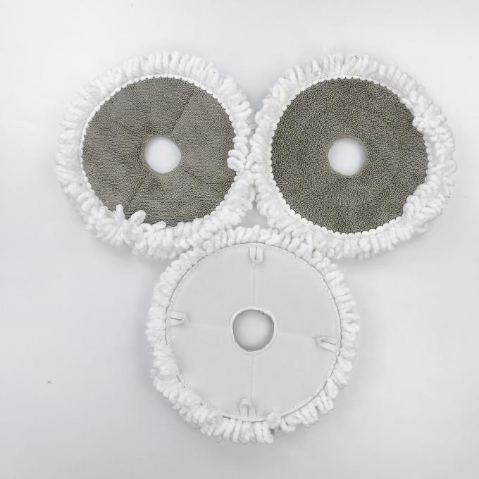 20cm Round Cotton Tassels Microfiber Mop Head 0