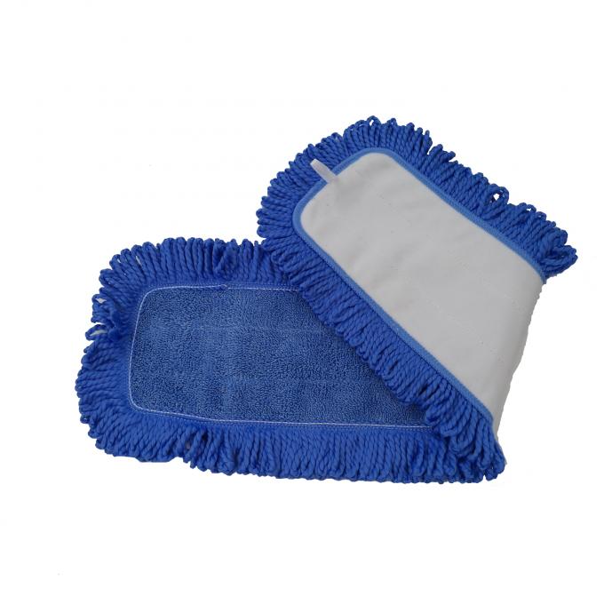 13x62cm Dusting Tassels Blue Microfiber Wet Mop Pad For Cleaning Household 2