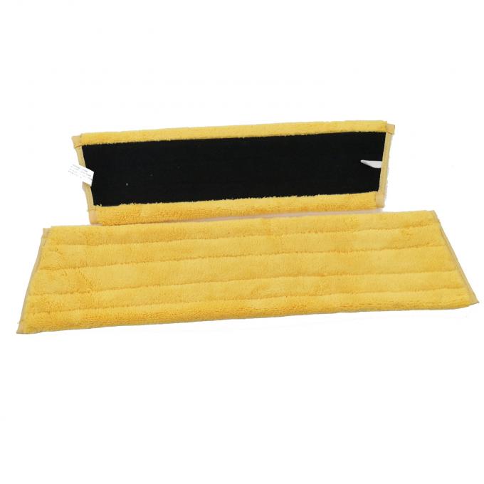 450gsm Coral Fleece Fabric Trapezoid 10cm Velcro Tape Grey Flat Dust Mop Household 2