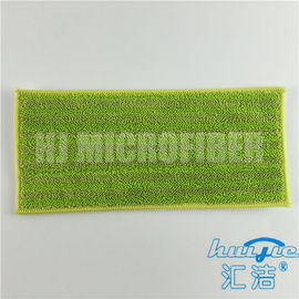 80% Polyester and 20% polyamide micofiber weft knitted twist piped wet flat mop pad