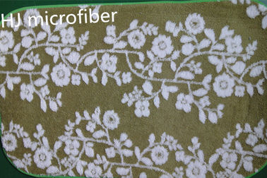 Green printed flower Microfiber Mat 40*60 floor bathroom memory  foam mat carpet