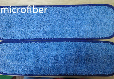 Blue 13 * 47cm Microfiber Wet Mop Pads High And Low Twisted Fabric Microfiber Mop Heads