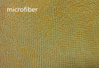 Microfiber 550gsm Yellow 150cm Width 100% Polyester Small Chenille Fabric