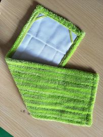 Green Twisted Fold Oxford Fabric Pocket Microfiber Wet Mop Pads 14*48