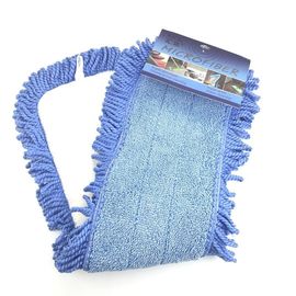Customized Blue Industrial Quickie Dry Mop 500gsm Tassel Mop Pad Heads