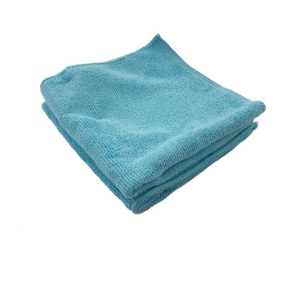 40x40 Piped Warp Knitted Blue Microfiber Fabric 80% Polyester 20% Polyamide