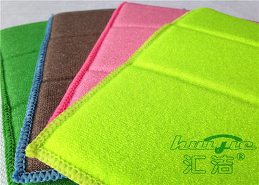 Reusable Microfiber Dishcloths Green , Kitchen Dish Towel 17 x 23cm
