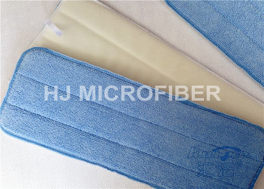 High Absorbent Blue Microfiber Dust Mop / Microfiber Flat Mops 5” x 18”