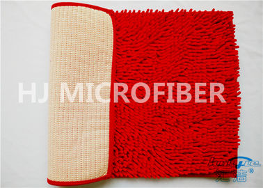 Red Color Big Chenille Bathroom Door Microfiber Mat Super Soft Super Useful Home Essential