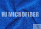 Blue 30 * 40  microfiber dish towels , weft twist Ultra Thick Plush Fleece cleaning microfiber cloth