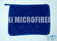Blue 30 * 40  microfiber dish towels , weft twist Ultra Thick Plush Fleece cleaning microfiber cloth