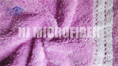 Coral Fleece Microfiber Cleaning Towels , Customized Microfiber Polishing Cloth